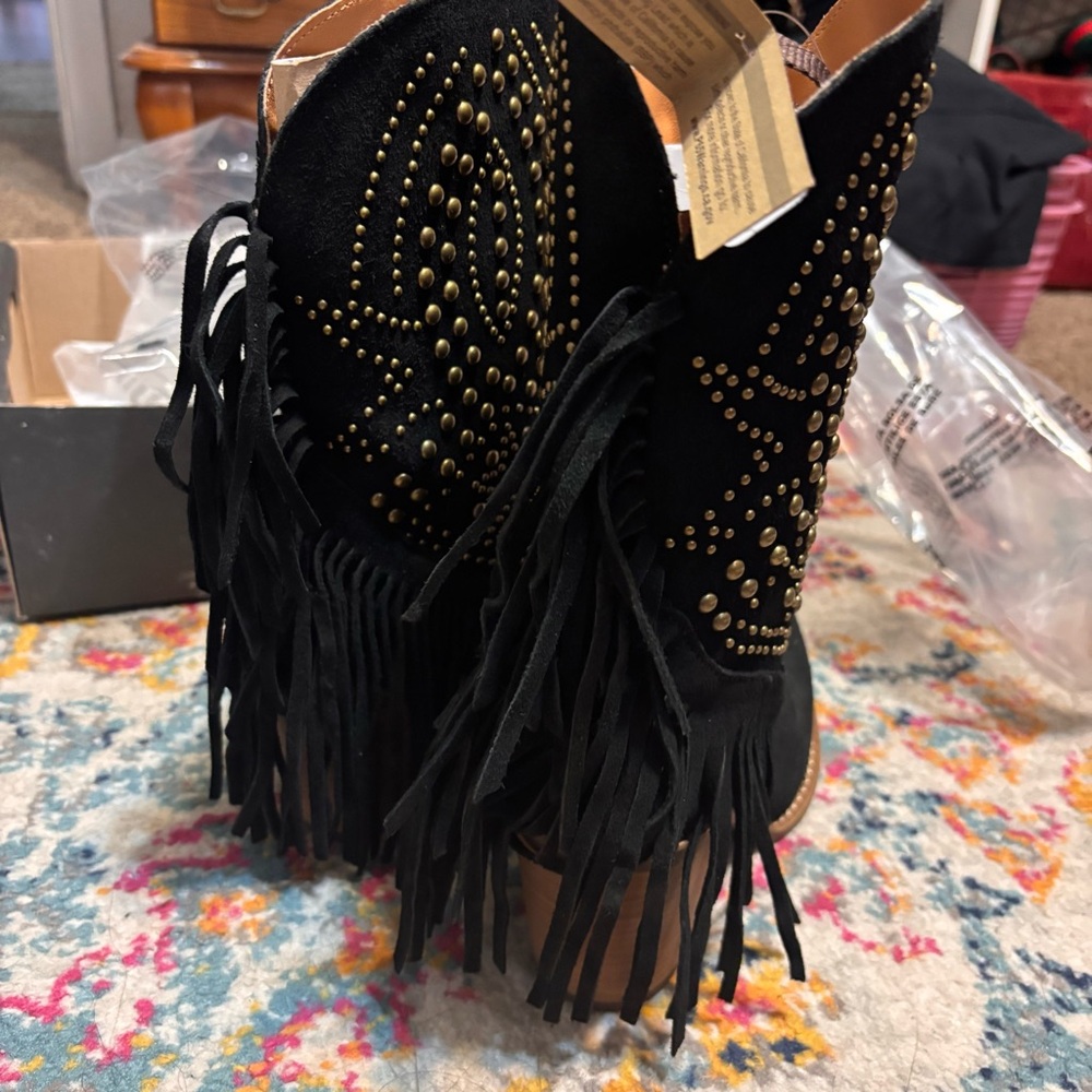 Dingo | STAR POWER SUEDE LEATHER BOOTIE - Picture 6 of 11